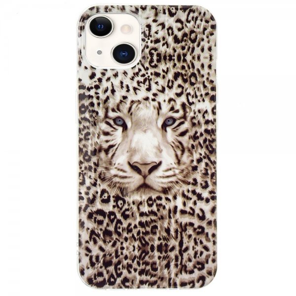 iPhone 14 Deksel Motiv Hvit Tiger