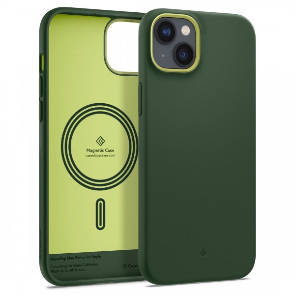 Caseology iPhone 14 Deksel Nano Pop Mag Avo Green