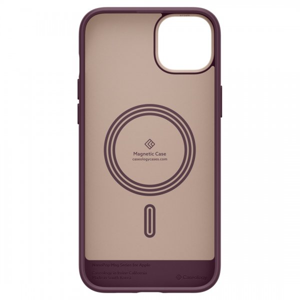 Caseology iPhone 14 Deksel Nano Pop Mag Burgundy Bean