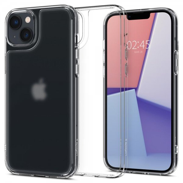 Spigen iPhone 14 Deksel Quartz Hybrid Matte Clear