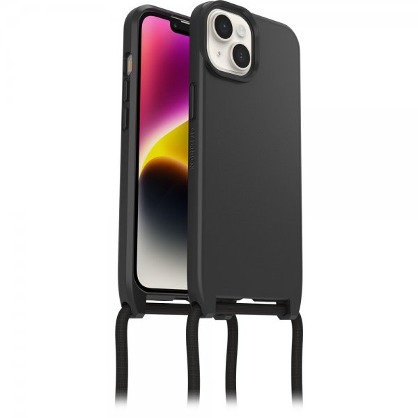 Otterbox iPhone 14 Deksel React Necklace MagSafe Svart