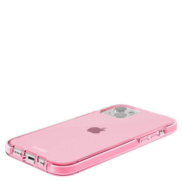 holdit iPhone 14 Deksel Seethru Bright Pink