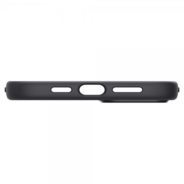 Spigen iPhone 14 Deksel Silicone Fit MagFit Svart