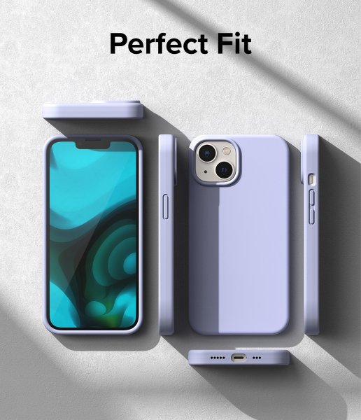 Ringke iPhone 14 Deksel Silikoni Lavendel