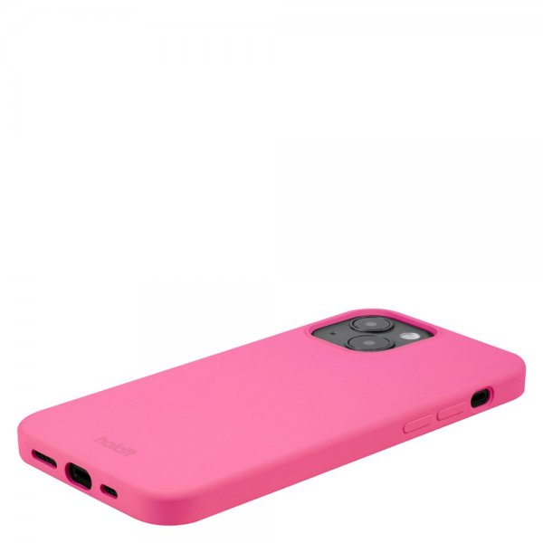 holdit iPhone 14 Deksel Silikon Bright Pink