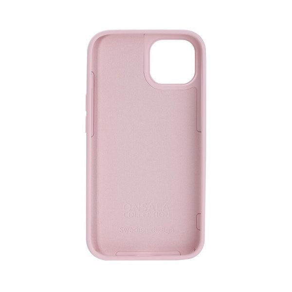 Onsala iPhone 13/14 Deksel Silikon Chalk Pink