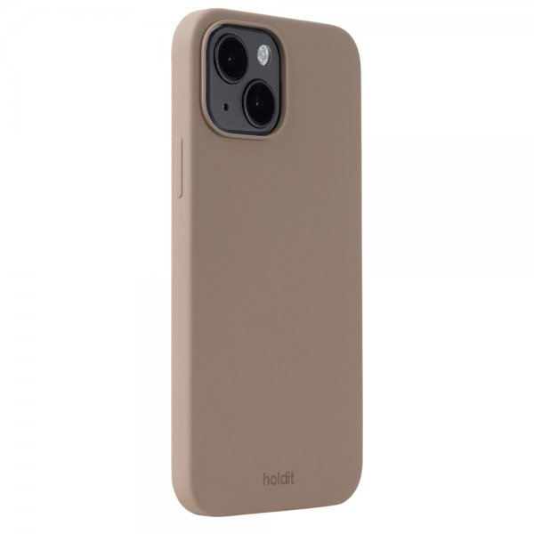 holdit iPhone 14 Deksel Silikon Mocha Brown