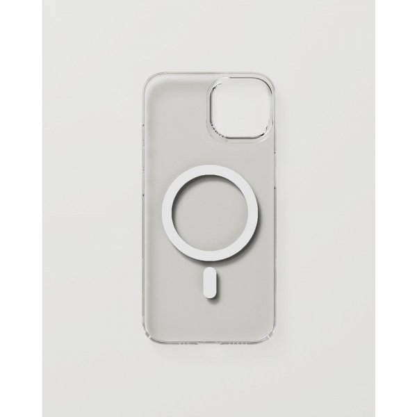 Nudient iPhone 14 Deksel Thin Case MagSafe Transparent