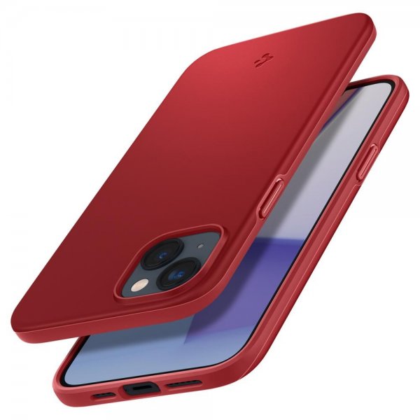 Spigen iPhone 14 Deksel Thin Fit Rød