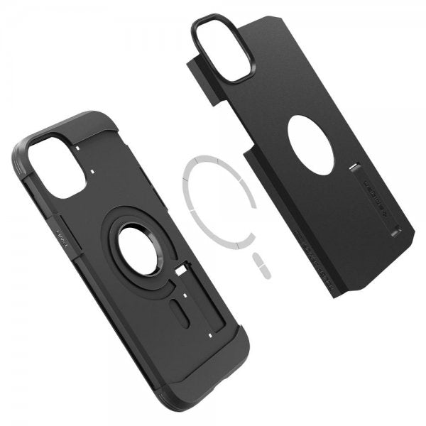 Spigen iPhone 14 Deksel Tough Armor MagFit Svart