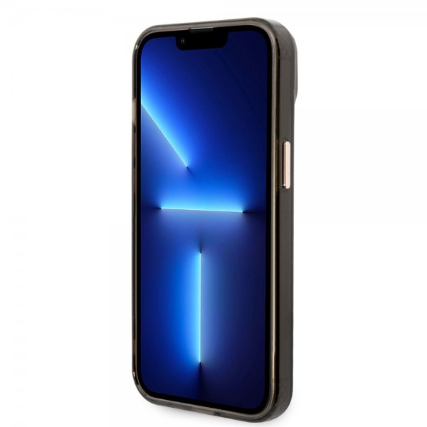 Guess iPhone 14 Deksel Translucent MagSafe Svart