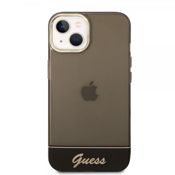 Guess iPhone 14 Deksel Translucent Svart