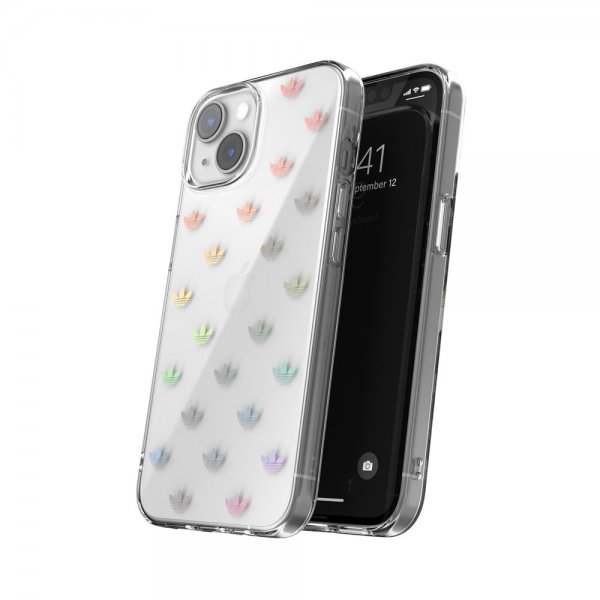Adidas iPhone 14 Deksel Trefoil Clear Case Transparent