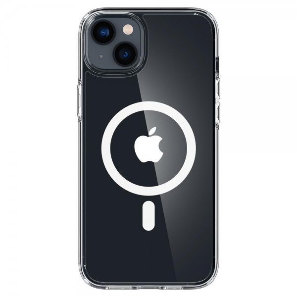 Spigen iPhone 14 Deksel Ultra Hybrid MagFit Hvit