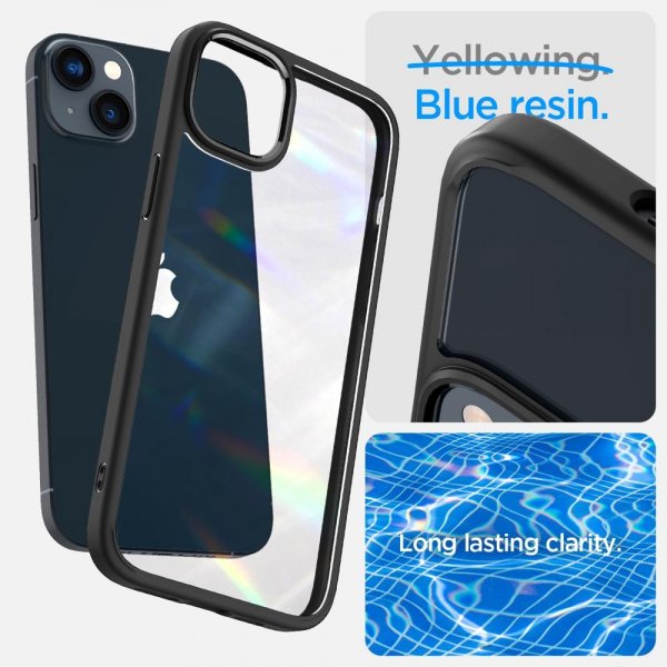 Spigen iPhone 14 Deksel Ultra Hybrid Matte Black