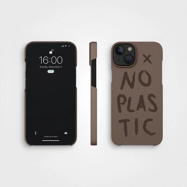 agood company iPhone 14 Deksel Plantebasert No Plastic Earth Brown