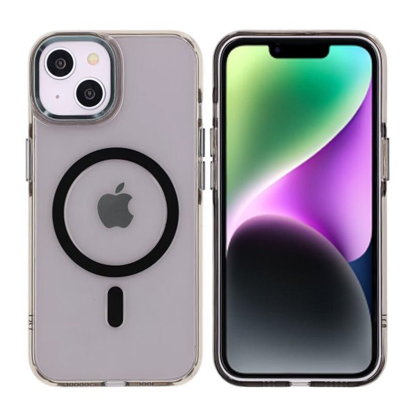 Rvelon iPhone 13/iPhone 14 Deksel TPU MagSafe Svart