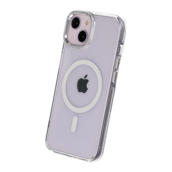Rvelon iPhone 13/iPhone 14 Deksel TPU MagSafe Transparent