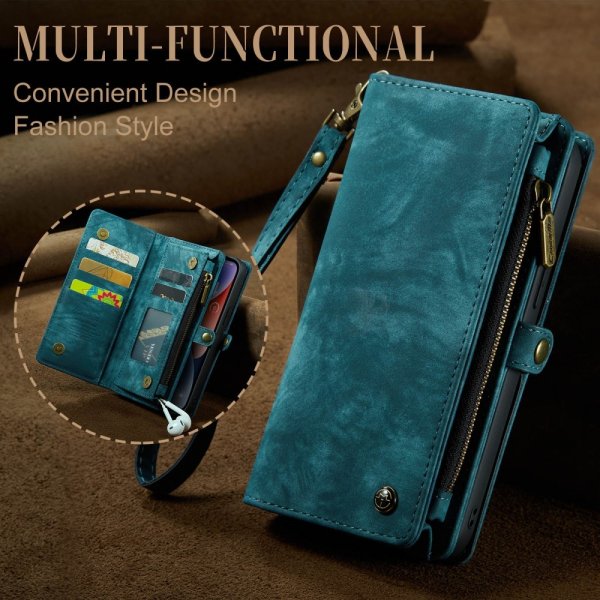 CaseMe iPhone 15 Etui 008 Series Avtakbart Deksel Petrol