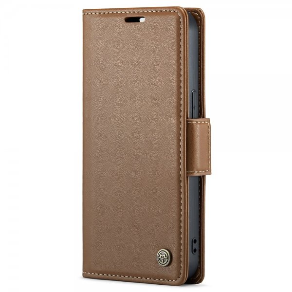 CaseMe iPhone 15 Etui 023 Series Brun