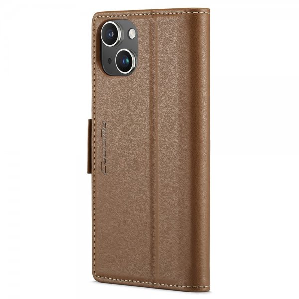 CaseMe iPhone 15 Etui 023 Series Brun