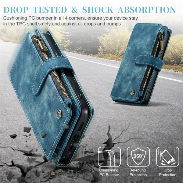 CaseMe iPhone 15 Etui C30 Series Petrol