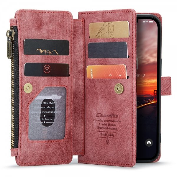 CaseMe iPhone 15 Etui C30 Series Rød