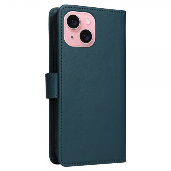 Betopnice iPhone 15 Etui Avtagbart Deksel 005 Blå