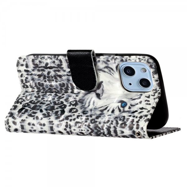 iPhone 15 Etui Motiv Hvit Tiger