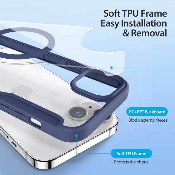 Dux Ducis iPhone 15 Etui Skin X Pro Series MagSafe Blå