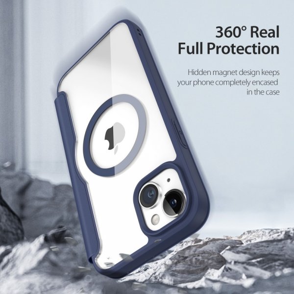 Dux Ducis iPhone 15 Etui Skin X Pro Series MagSafe Blå