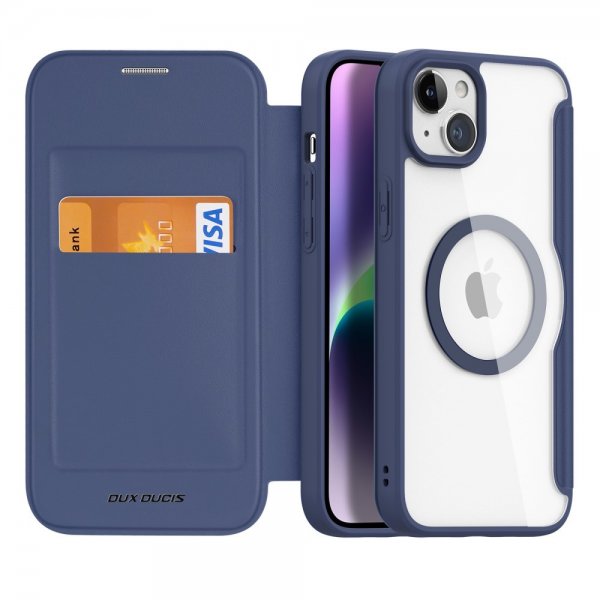Dux Ducis iPhone 15 Etui Skin X Pro Series MagSafe Blå