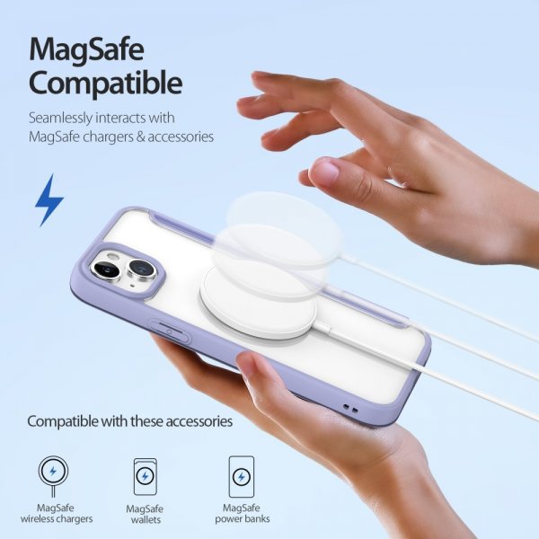 Dux Ducis iPhone 15 Etui Skin X Pro Series MagSafe Lilla