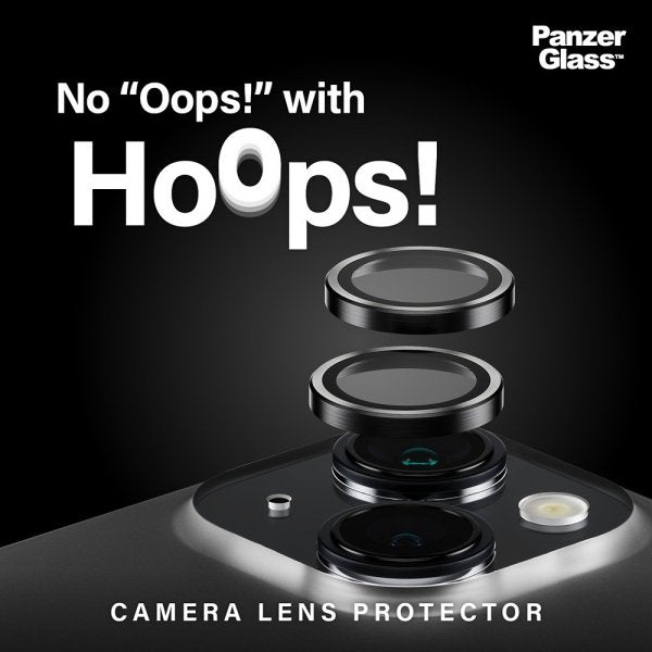 PanzerGlass iPhone 15/iPhone 15 Plus Kamerabeskytter Hoops