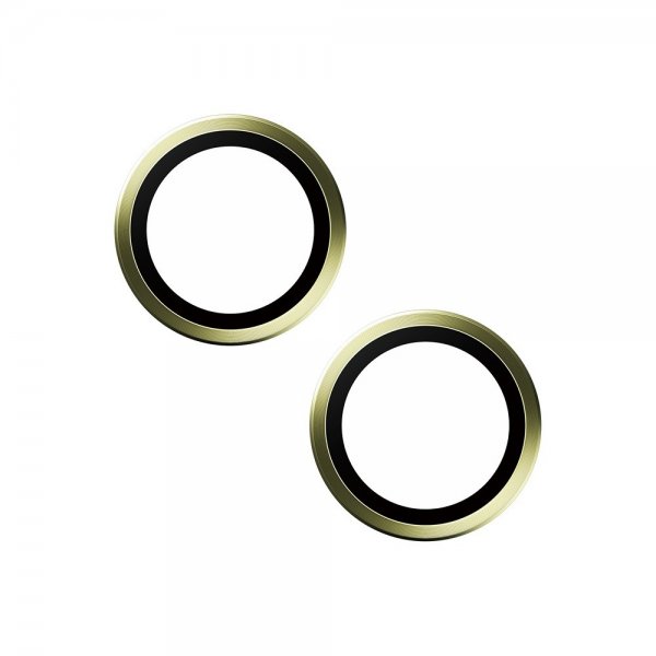 PanzerGlass iPhone 15/iPhone 15 Plus Kamerabeskytter Hoops Gul