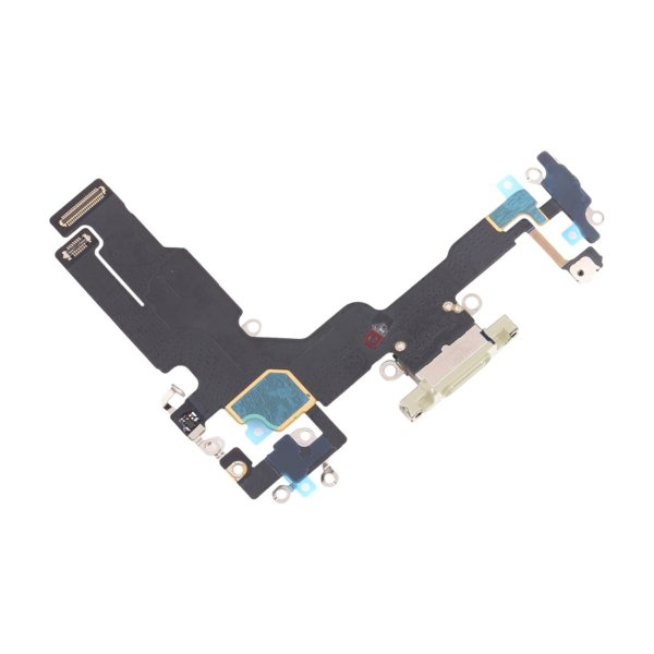 iPhone 15 Ladekontakt med Flexkabel - Gul