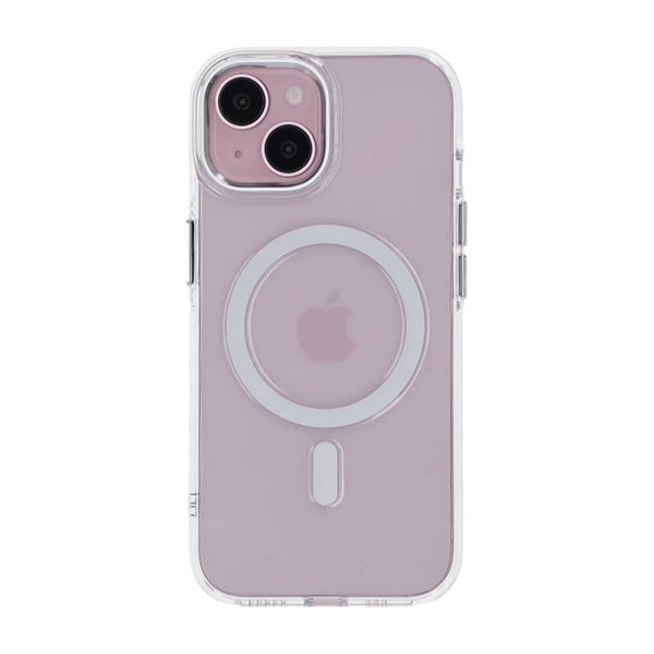 Rvelon iPhone 15 Deksel TPU MagSafe Transparent