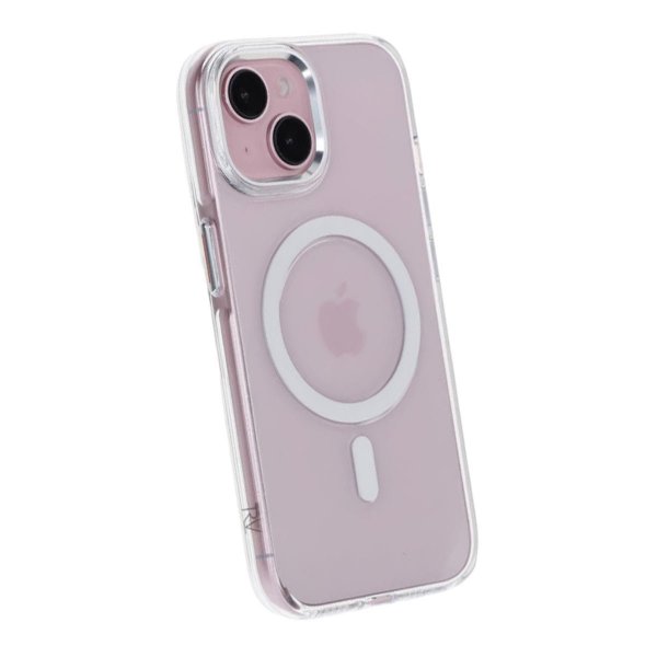 Rvelon iPhone 15 Deksel TPU MagSafe Transparent