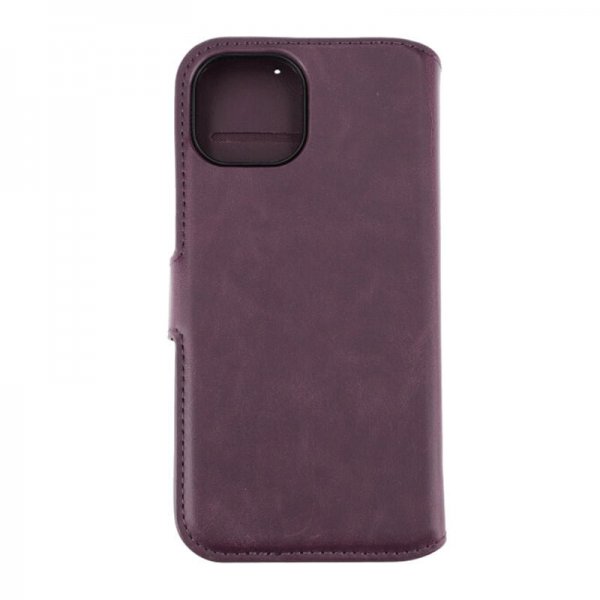Rvelon iPhone 15 Etui Detachable Wallet Case Lilla