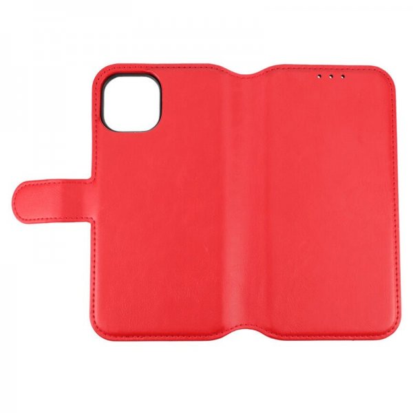 Rvelon iPhone 15 Etui Detachable Wallet Case Rød