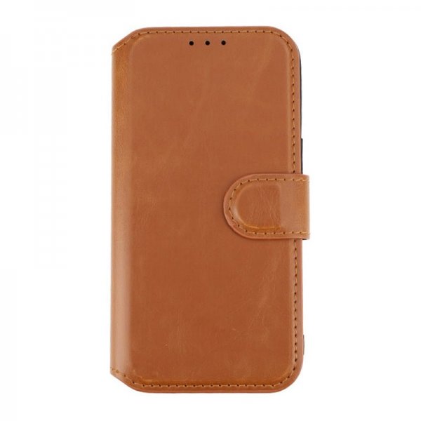 Rvelon iPhone 15 Etui 4 Kortlomme MagSafe Brun
