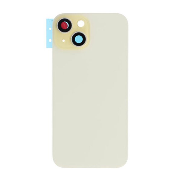 iPhone 15 Plus Baksideglass med MagSafe-magnet - Gul