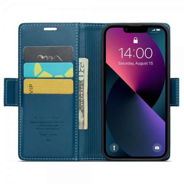 CaseMe iPhone 15 Plus Etui 023 Series Blå