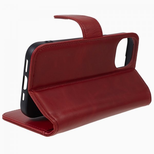 Nordic Covers iPhone 15 Plus Etui Essential Leather Poppy Red