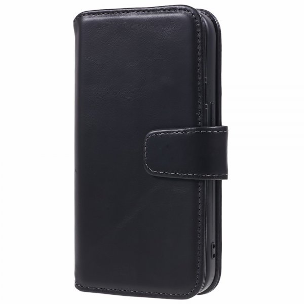 Nordic Covers iPhone 15 Plus Etui Essential Leather Raven Black