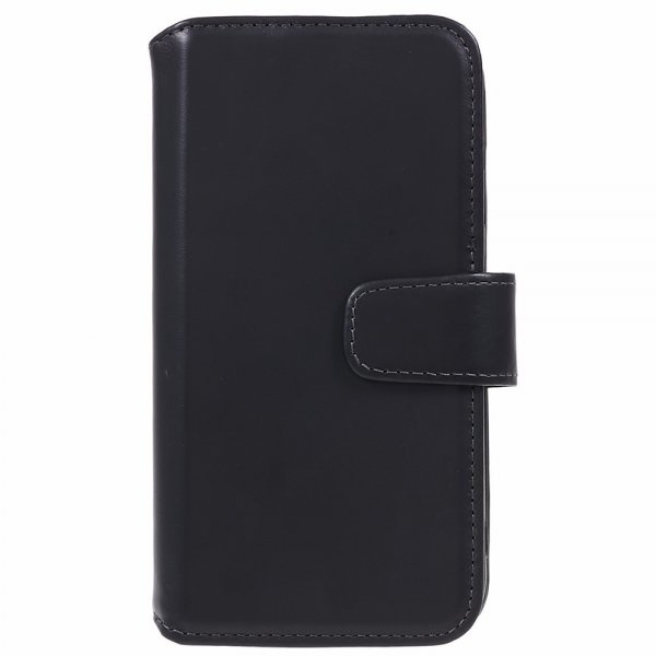 Nordic Covers iPhone 15 Plus Etui Essential Leather Raven Black