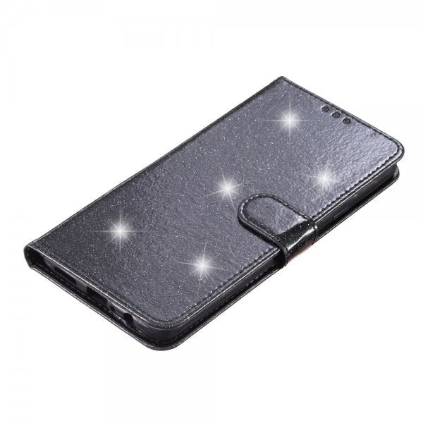 iPhone 15 Plus Etui Glitter Svart
