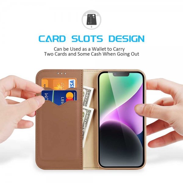 Dux Ducis iPhone 15 Plus Etui Hivo Series Brun