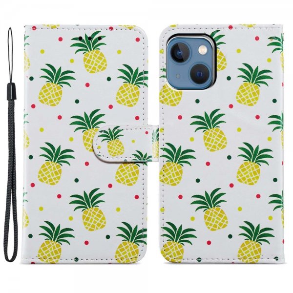 iPhone 15 Plus Etui Motiv Ananas