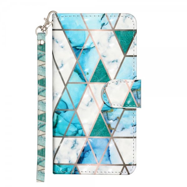 iPhone 15 Plus Etui Motiv Grønn Marmor